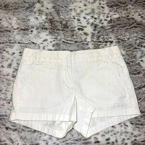 J.Crew White Chino Shorts